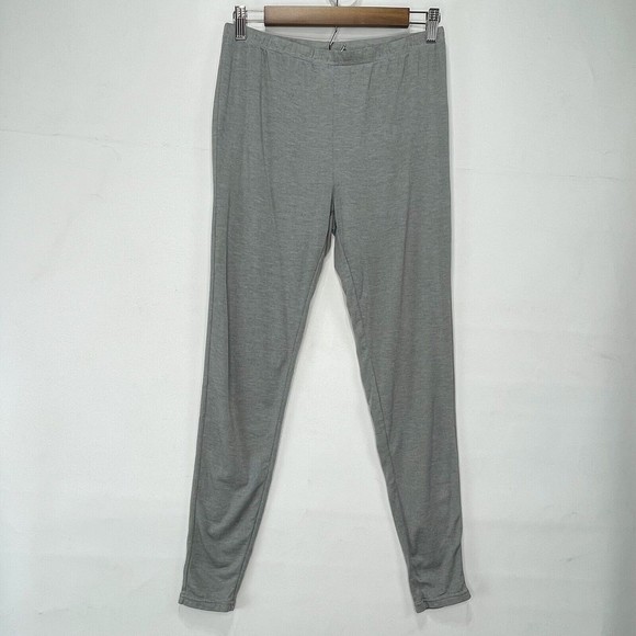 Women Knit Pajama Pants Grey Sz M Heat Keep - Picture 9 of 9